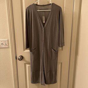 Private 0204 Duster Cardigan Sweater Italy Cashmere? Women's Size 2 Medium